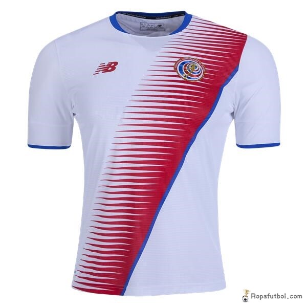 Camiseta Costa Rica Replica Segunda Ropa 2017 Blanco